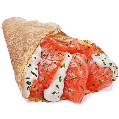 С красной рыбой под соусом в БлинБери по цене 139