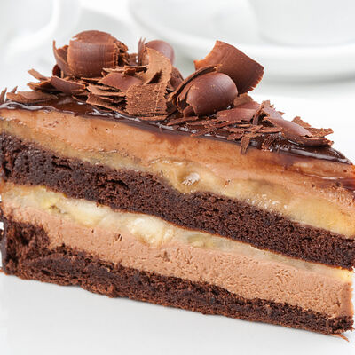 Шоколадно-банановый торт в Пиццерия Помидор по цене 159 ₽