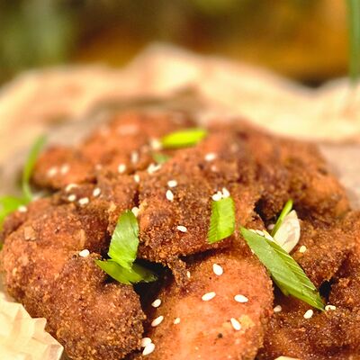 Стрипсы куриные в ЛЕЛЬКОВ & Kitchen по цене 384 ₽