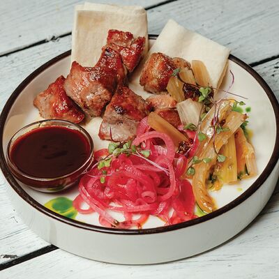 Шашлык из свиной шеи в Овертайм по цене 690 ₽