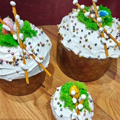 Кулич маленький без изюма в Slab BarПИЦЦА БУРГЕРЫ СТЕЙКИ по цене 280 ₽