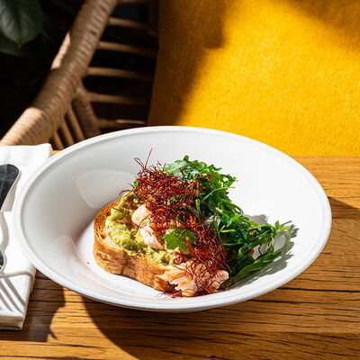 Бриошь с креветками и нитями чили в Сыроварня по цене 690 ₽