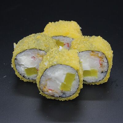 Ролл с крабом и такуаном запечённый в Офис клуб по цене 340 ₽