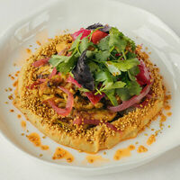 Иерусалимская смесь на теплом хумусев Cast