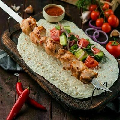 Куриное филе на углях в Баклажан в ТЦ 