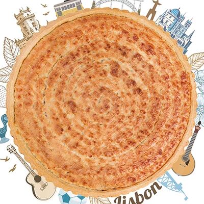 Лиссабонский клубничный пирог (18 см) в Машенькины пироги по цене 1300 ₽