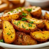 Картофель по-деревенски в Слива