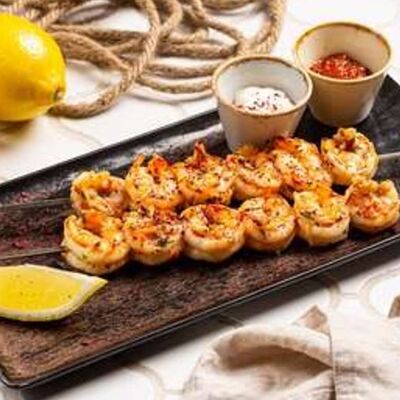 Креветки на мангале в Maroon по цене 1510 ₽