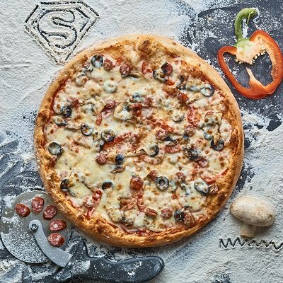 Пицца Суприм в Да! Ёж! Пицца! по цене 1095 ₽