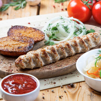 Комплекс Люля-кебаб из курицы в Шашлык маркет по цене 220
