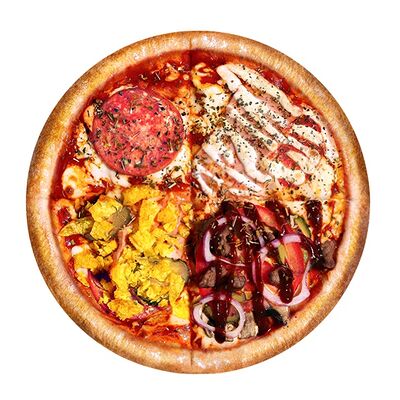 Четыре сезона 20 см в ЁЁ пицца по цене 550 ₽