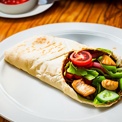 Шаурма из курицы в Шашлычок по цене 320 ₽