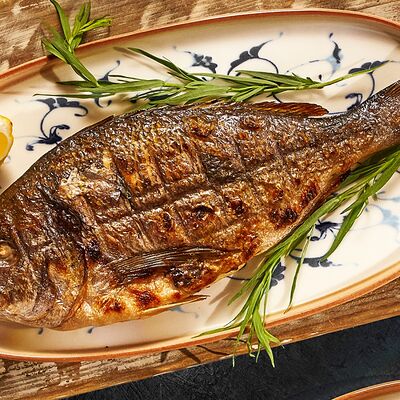 Дорадо на углях в Урюк по цене 1190 ₽