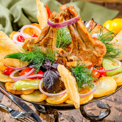 Садж из телятины в Роял Палас по цене 1800 ₽