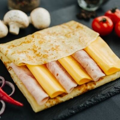 Блин Ветчина-сыр в Блин да Мёд по цене 295 ₽