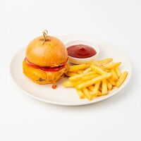 Бургер с котлетой из растительного мяса в KM20