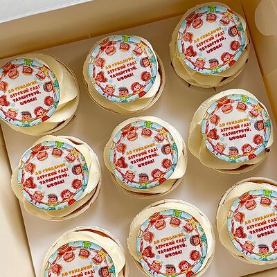  Капкейки До свидания, детский садв Lipatik sweets по цене 3900 ₽