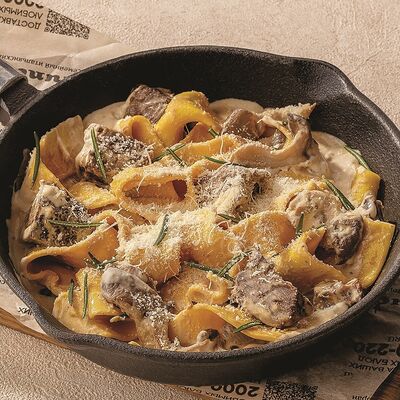 Паппарделле с говяжьими щечками в Чиполучо по цене 540