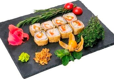 Ролл Сяке темпура в Суши Ё Пицца по цене 560 ₽