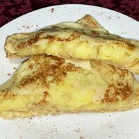 Блин с картошкой и луком в Чёрный кот