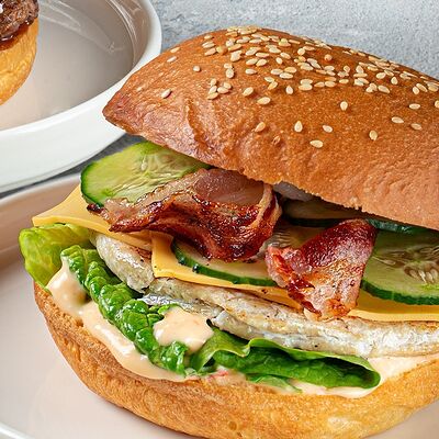 Бургер с цыпленком в Кэрри по цене 490