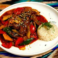 Острое мясо в Чайхана Арафа