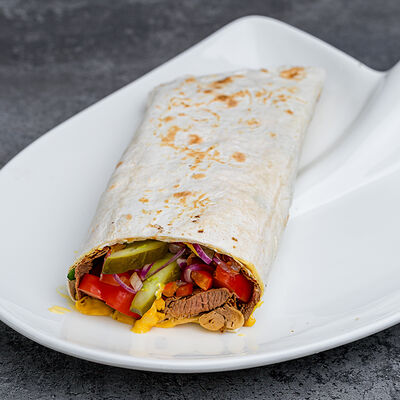 Шаверма в лаваше c говядиной в А когда не Вкусно?! по цене 466 ₽