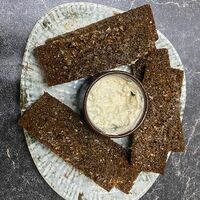 Гренки бородинские с чесноком в Гриль-миксер