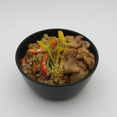 Рис тяхан со свининой в Yoshi по цене 360