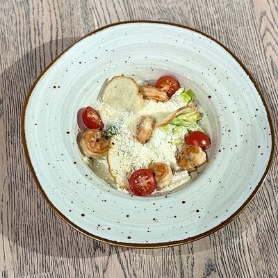 Цезарь с креветкой в Сквер по цене 630 ₽