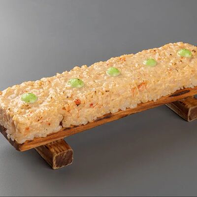 Абури ошидзуси с креветкой в Том Янг Бар по цене 490 ₽