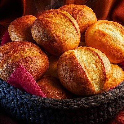 Булочка французская белая в Mokka Lounge по цене 75 ₽