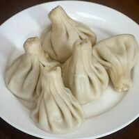 Хинкали со свининой и говядиной варёные в Хинкали-Дали