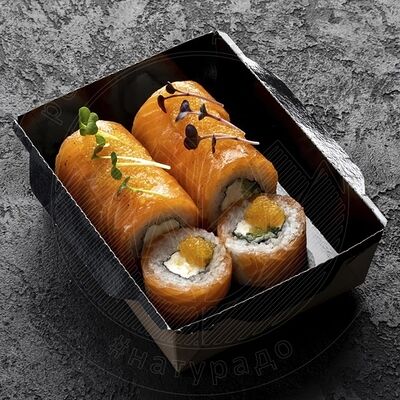 Филадельфия с икрой лосося в Naturado по цене 1080 ₽