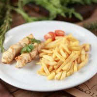 Куриные шашлычки в Il Gusto