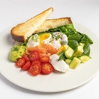 Завтрак Kitchen с форелью в Kitchen