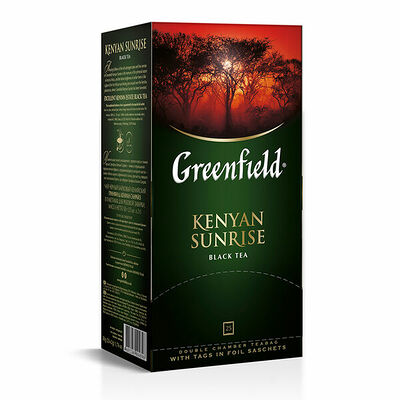 Чай черный Greenfield Кениан Санрайз в Азбука Вкуса Экспресс Меню по цене 120 ₽