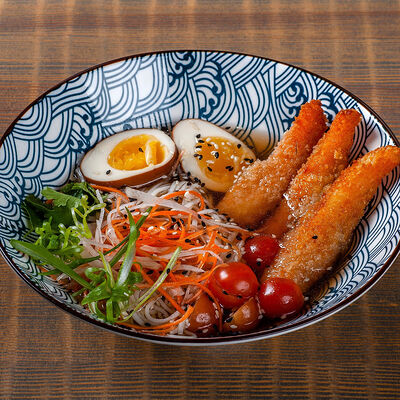 Рамен с креветкой темпура в Bao по цене 550 ₽