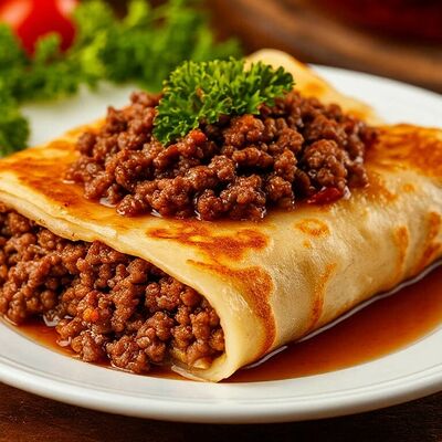 Блинчик с сочным фаршем в Кафе SINBAD по цене 196 ₽