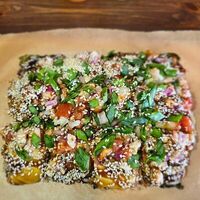 Суши-пицца с курицей в Симпл