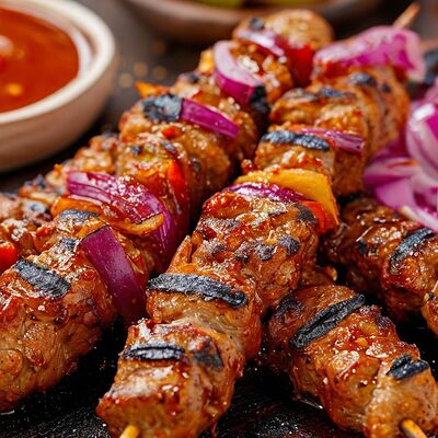 Шашлык со свиной мякотью в РАКИДОНА по цене 550 ₽