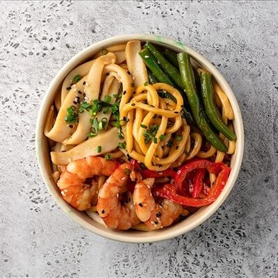 Вок с Морепродуктами в Паназиатская кухня Джеки Чо по цене 790 ₽