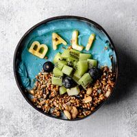 Голубой смузи боул в Bali Bowl