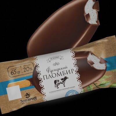 Фермерский пломбир Эскимо в Планета мороженого по цене 123 ₽