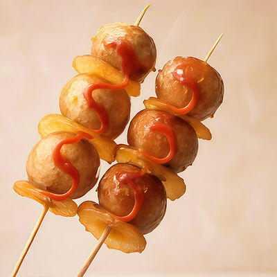 Шашлычки из свиных шариков в Цзао Ван по цене 299 ₽