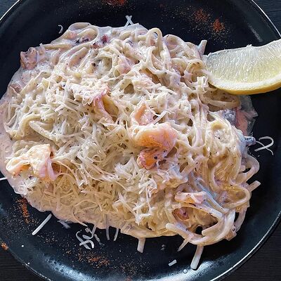 Паста с морепродуктами в Богатырь по цене 590 ₽