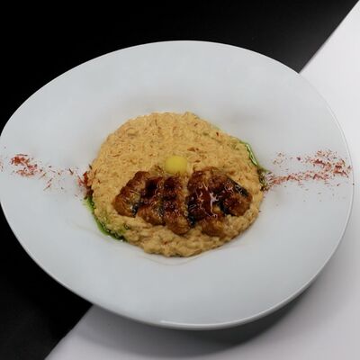 Ризотто с угрем и шафраном в Luna по цене 890 ₽