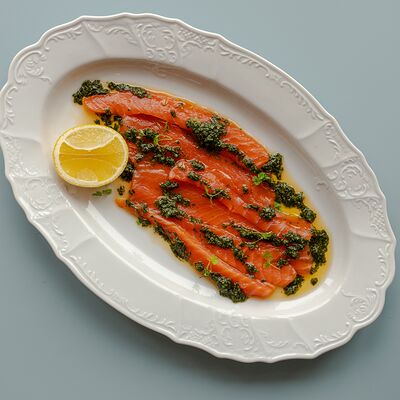 Лосось чимичурри в Pioner по цене 1030 ₽