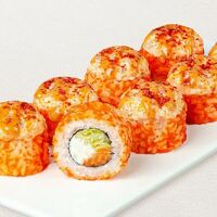 Ролл запеченный Пиканто с креветкой и лососем в Суши wok