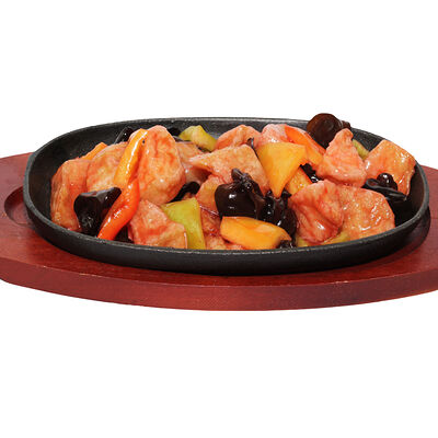 Баклажаны с овощами в кисло-сладком соусе веган в Чайна Тун по цене 350